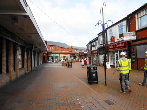 High Street in Northwich town centre, Cheshire